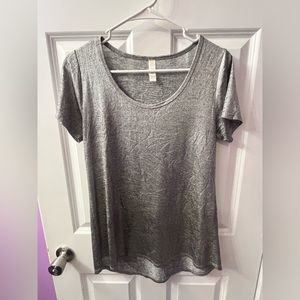 Lularoe silver shirt